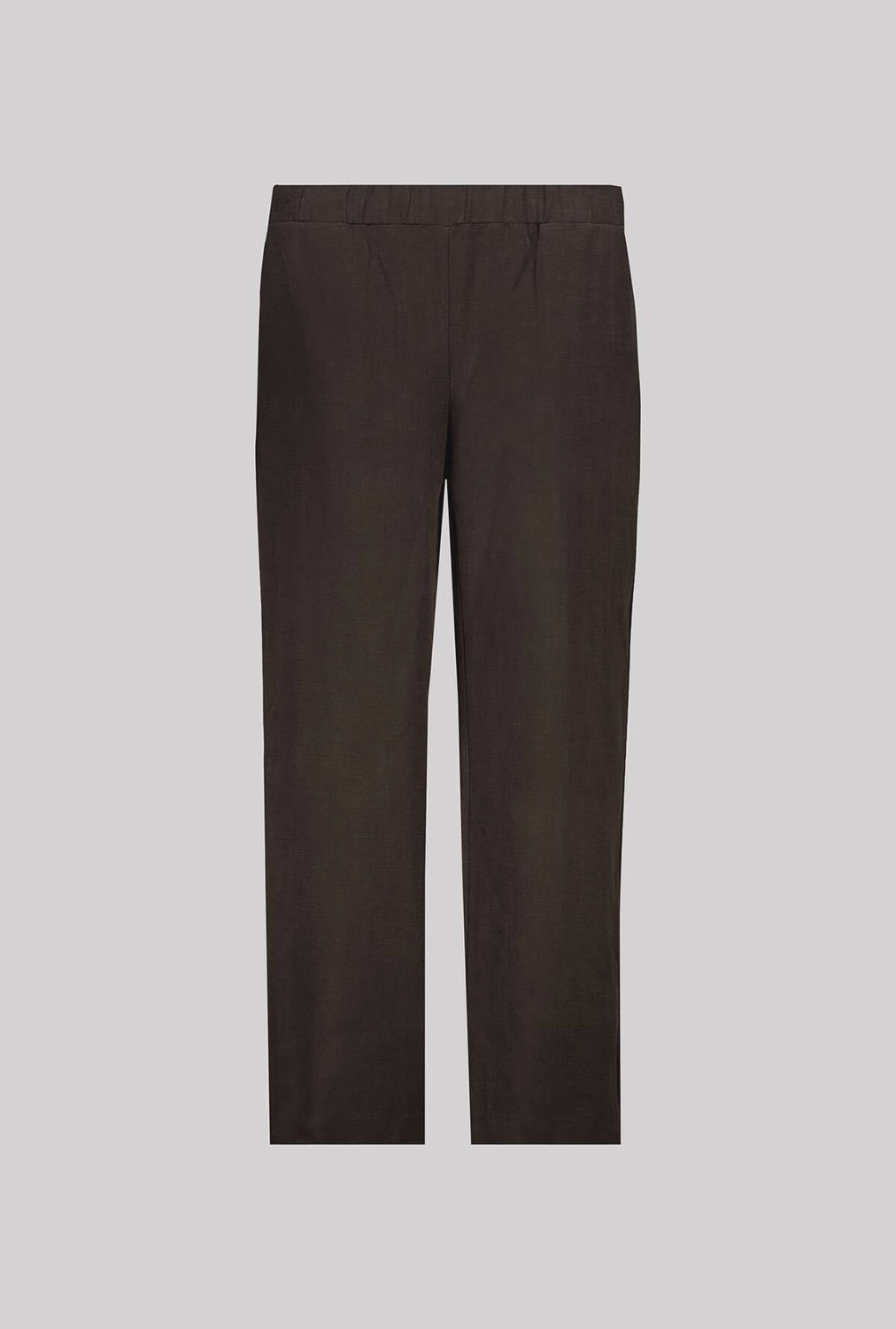 Monari Cropped Wide Leg Pants in Coffee 410673