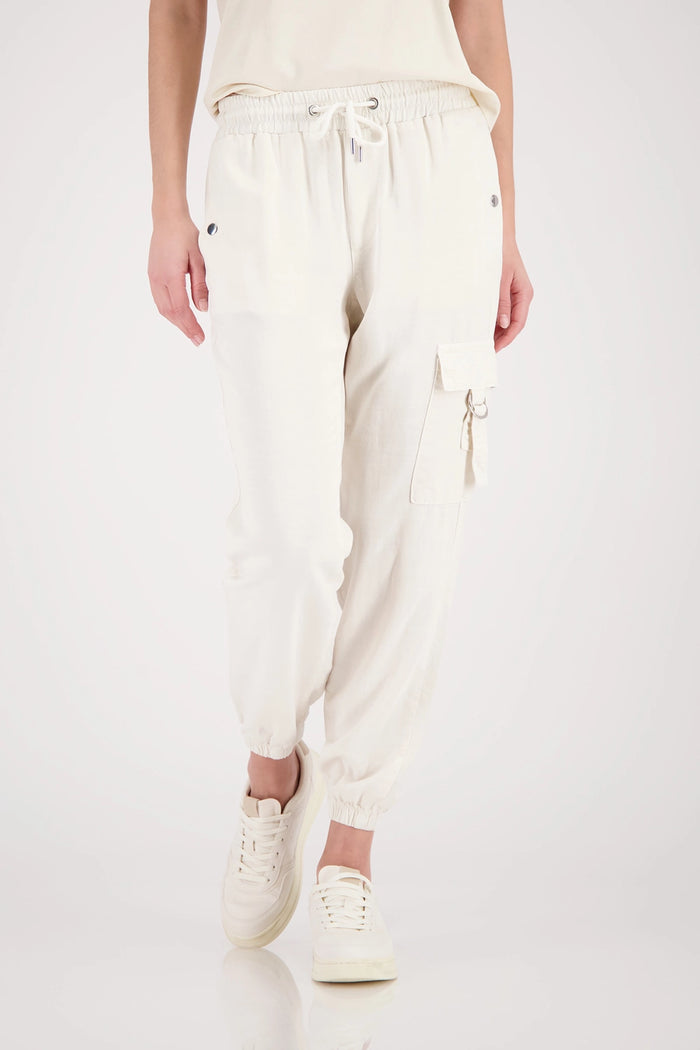 Monari Joggers With Drawsting in Marble 410770 - Pre-Order September Delivery