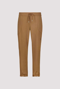 Monari Joggers With Zip Pocket in Mocca 410772- Pre-Order September Delivery
