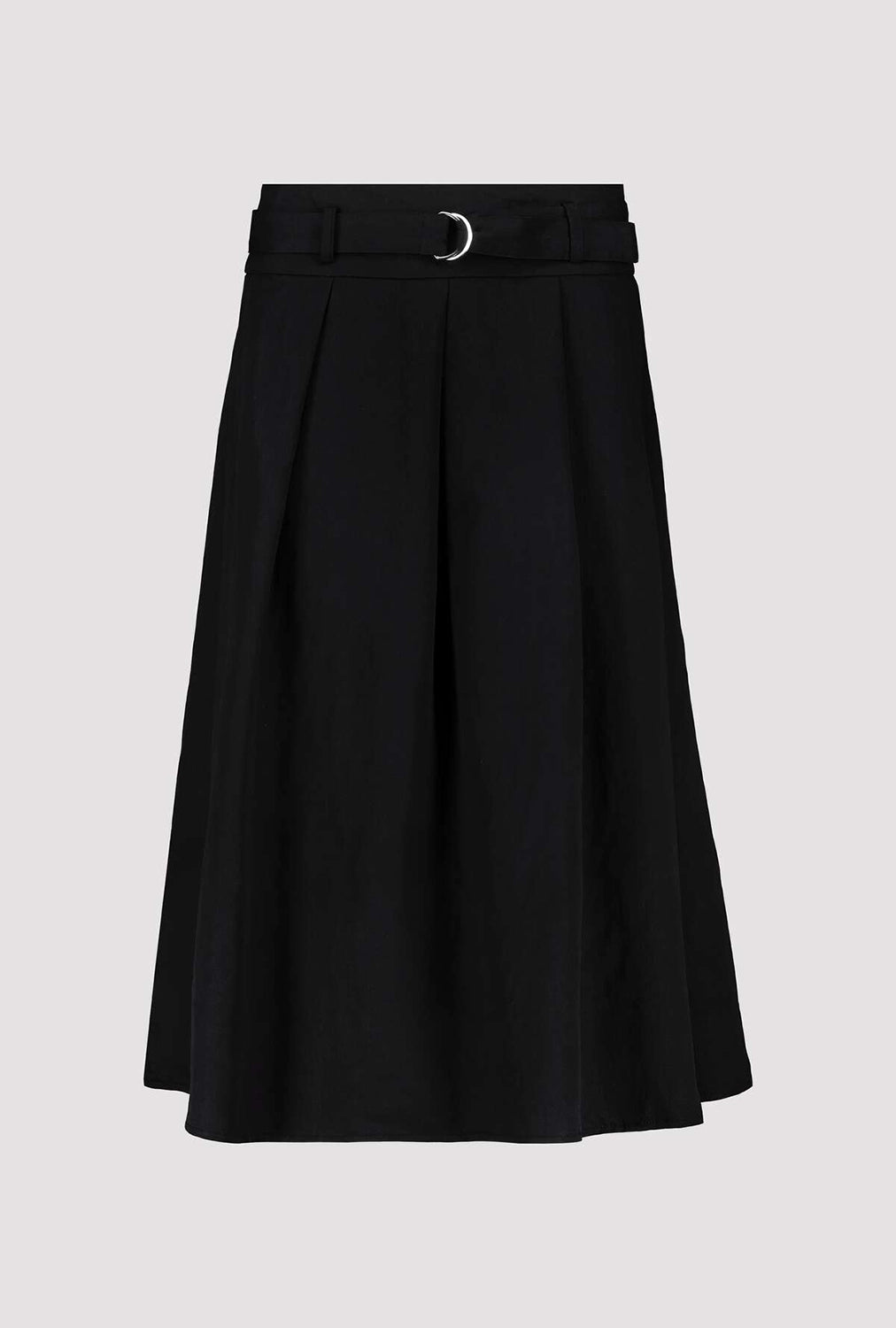 Monari Skirt With Fabric Belt in Black 410832