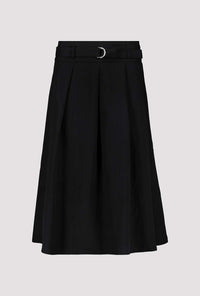 Monari Skirt With Fabric Belt in Black 410832