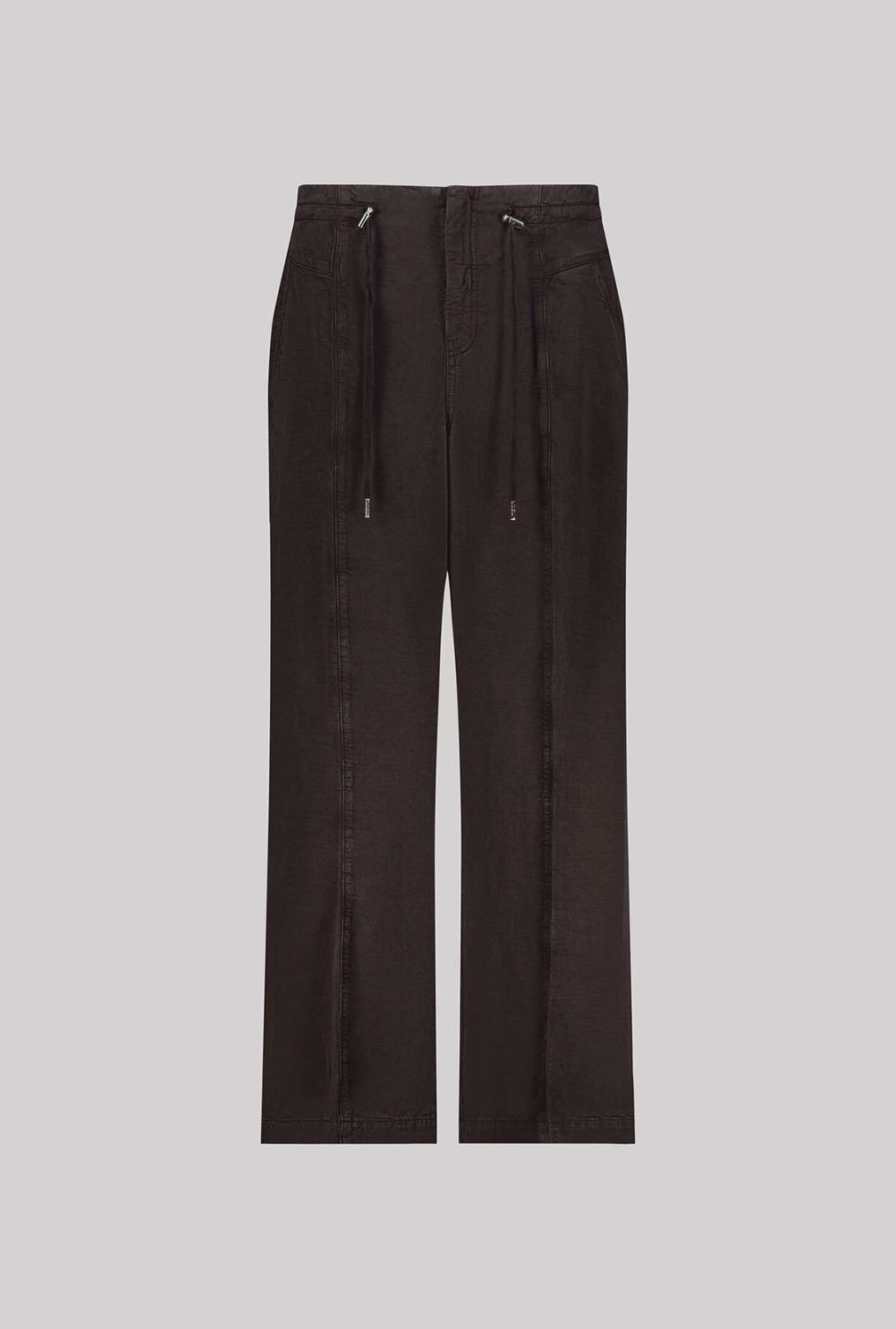 Monari Wide Leg Trousers in Coffee 410843
