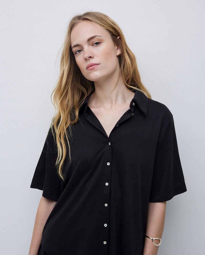 Yerse S/Sleeve Button Through Shirt 42110Ys
