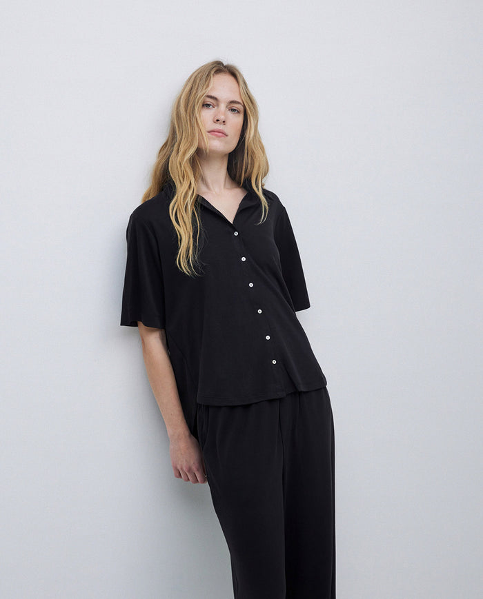 Yerse S/Sleeve Button Through Shirt 42110Ys