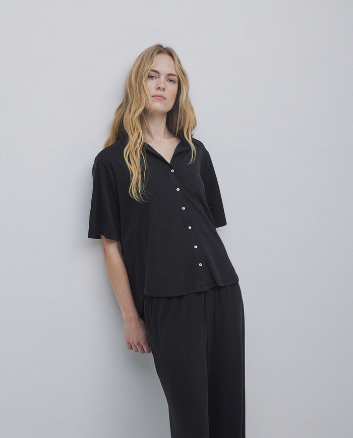 Yerse S/Sleeve Button Through Shirt 42110Ys