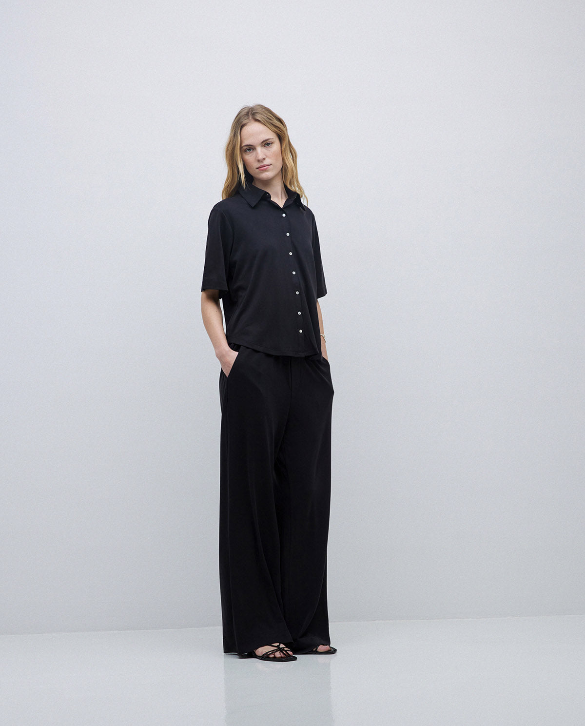 Yerse S/Sleeve Button Through Shirt 42110Ys