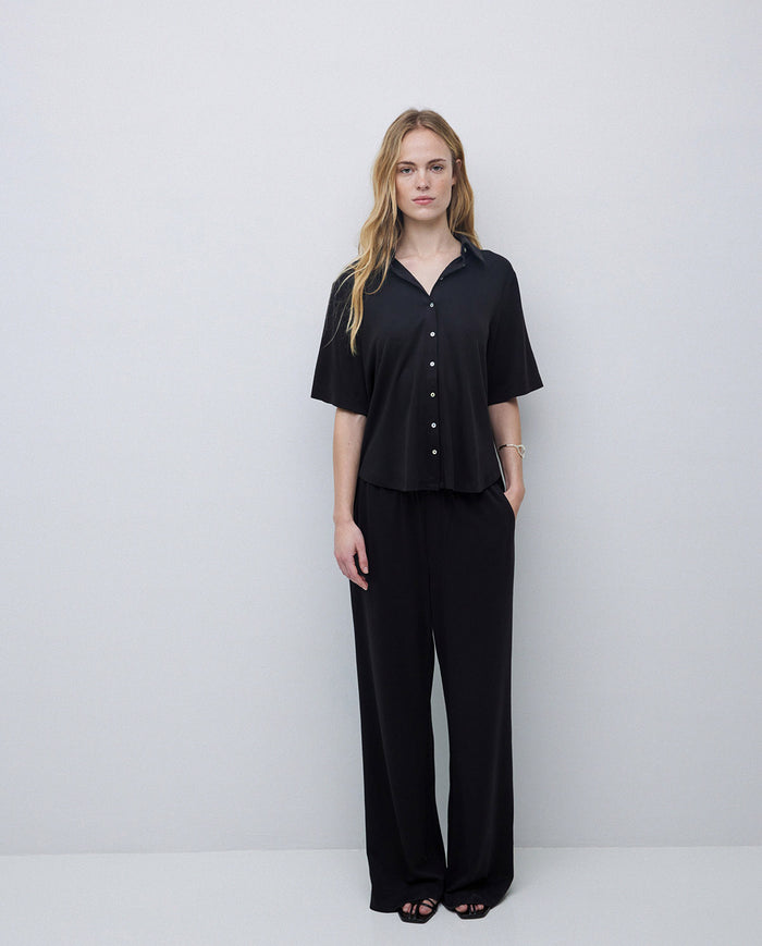 Yerse S/Sleeve Button Through Shirt 42110Ys