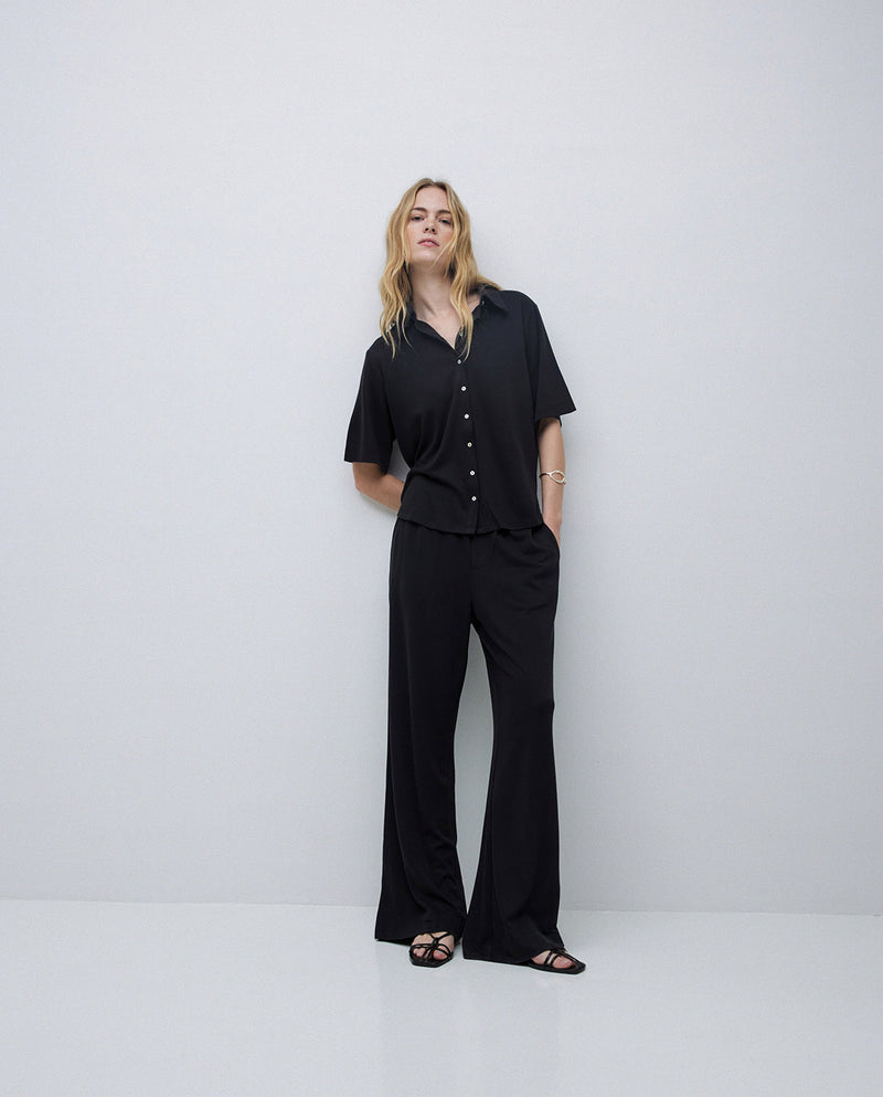 Yerse Relaxed Palazzo Pant  42111Ys