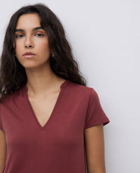 Yerse S/Sleeve V Neck Dress 42113Ys