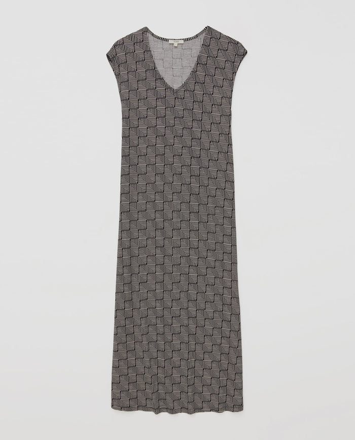 Yerse Sleeveless Printed Dress 42122Ys
