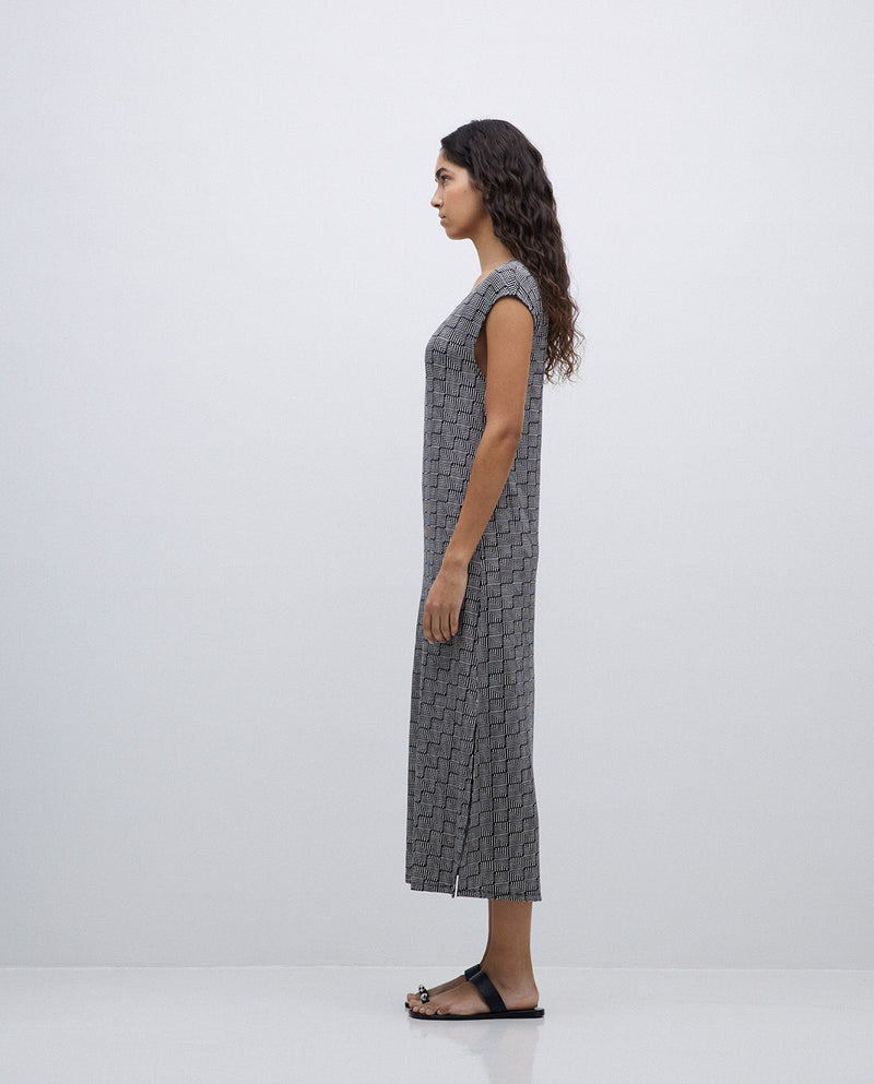 Yerse Sleeveless Printed Dress 42122Ys