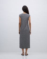 Yerse Sleeveless Printed Dress 42122Ys