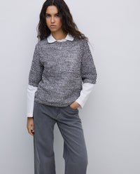 Yerse 3/4 Sleeve Knitted Jumper 42526Ys