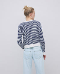 Yerse 2 Pocket stripe Cardigan 42535Ys