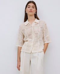 Yerse Crochet Cardigan 42548Ys