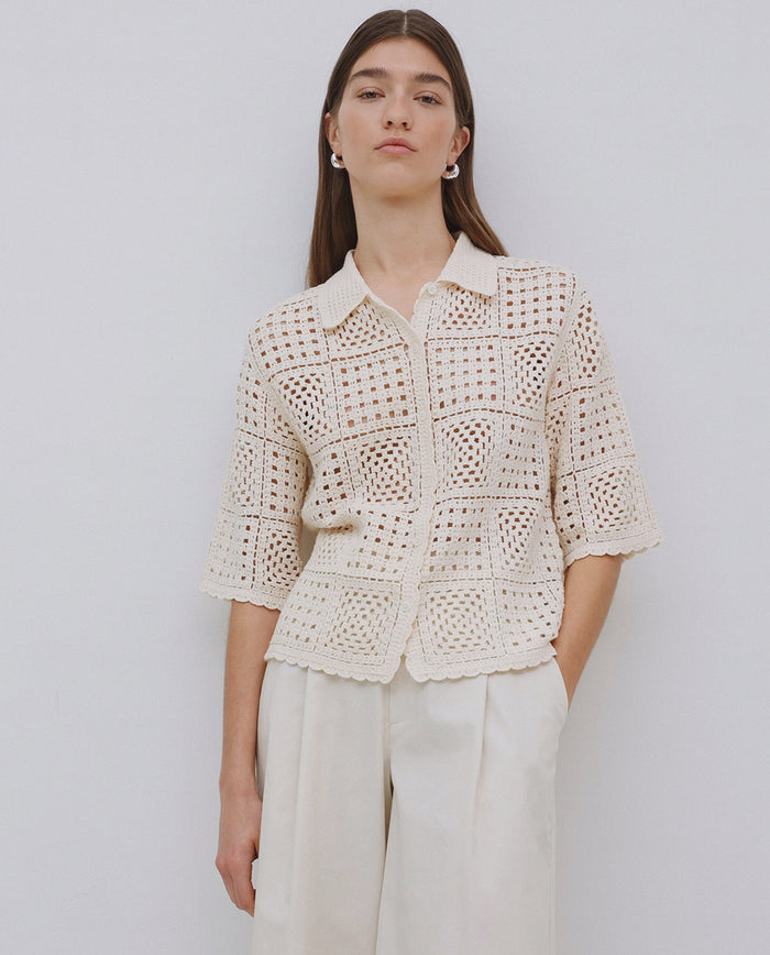Yerse Crochet Cardigan 42548Ys