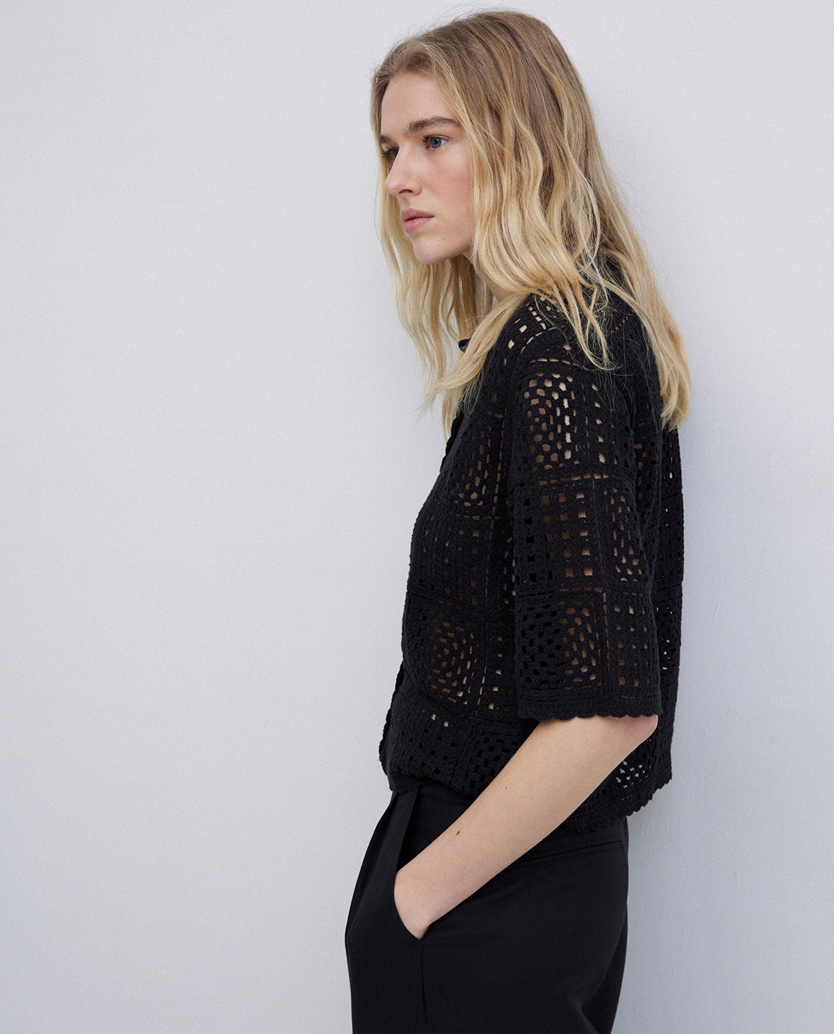 Yerse Crochet Cardigan 42548Ys