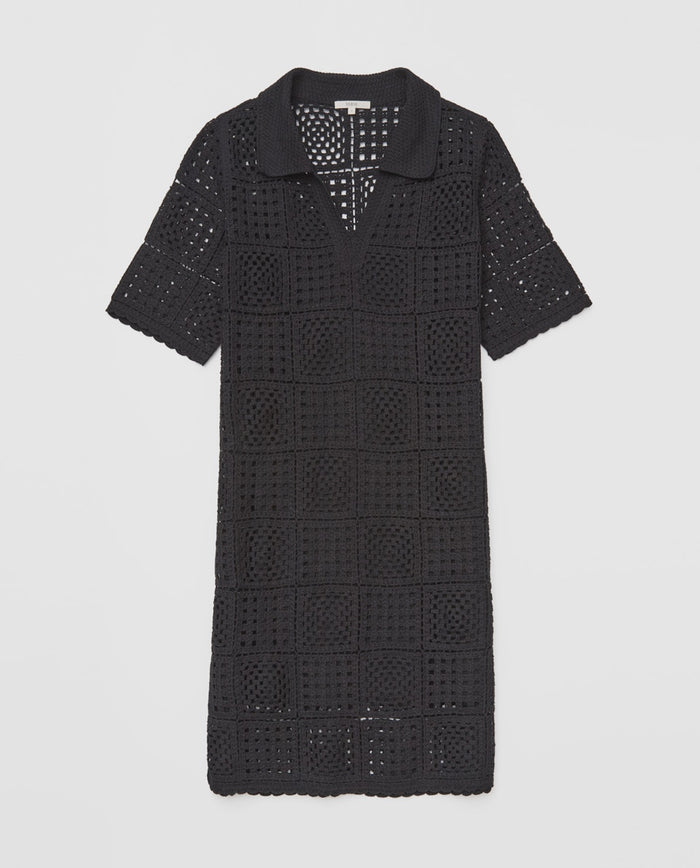 Yerse S/Sleeve Crochet Dress 42549Ys