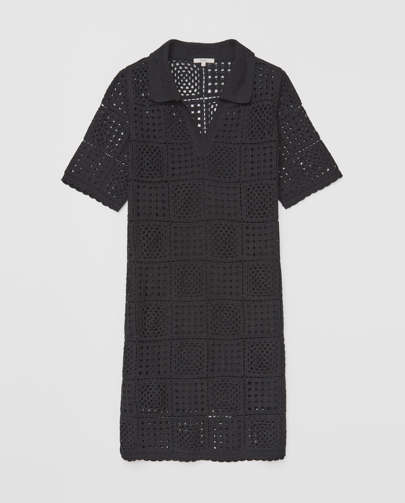 Yerse S/Sleeve Crochet Dress 42549Ys