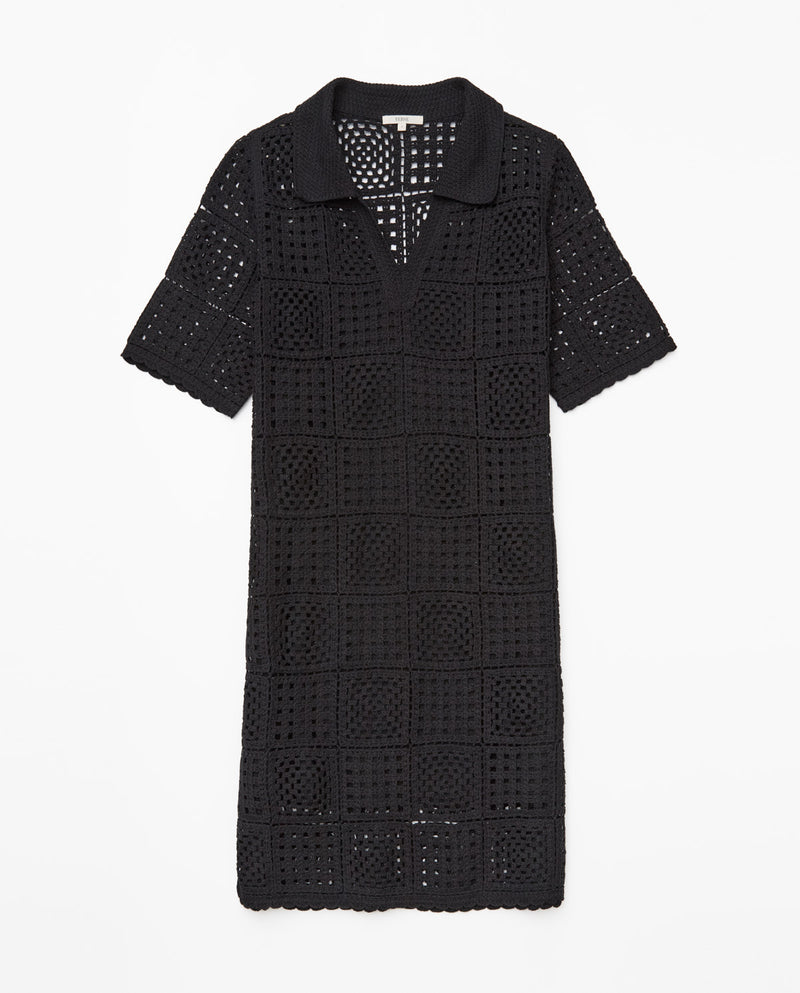Yerse S/Sleeve Crochet Dress 42549Ys