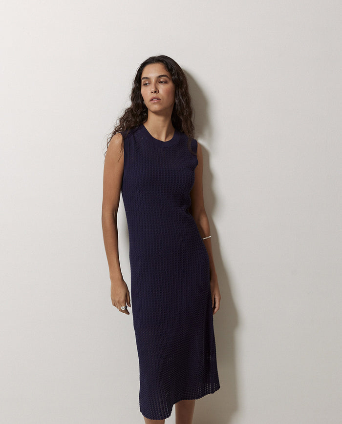Yerse Sleeveless Textured Dress 42559Ys