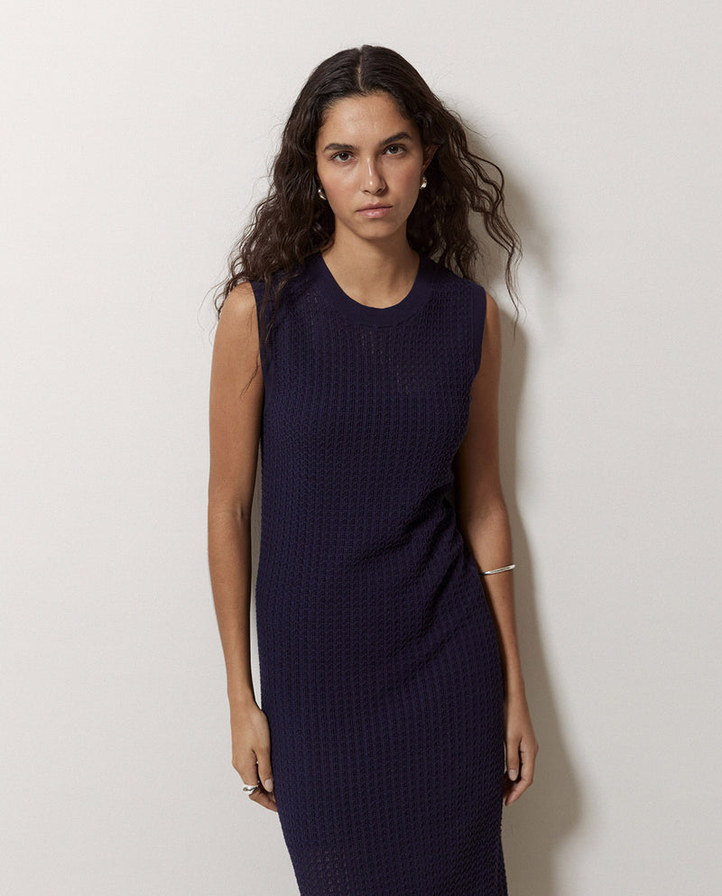 Yerse Sleeveless Textured Dress 42559Ys