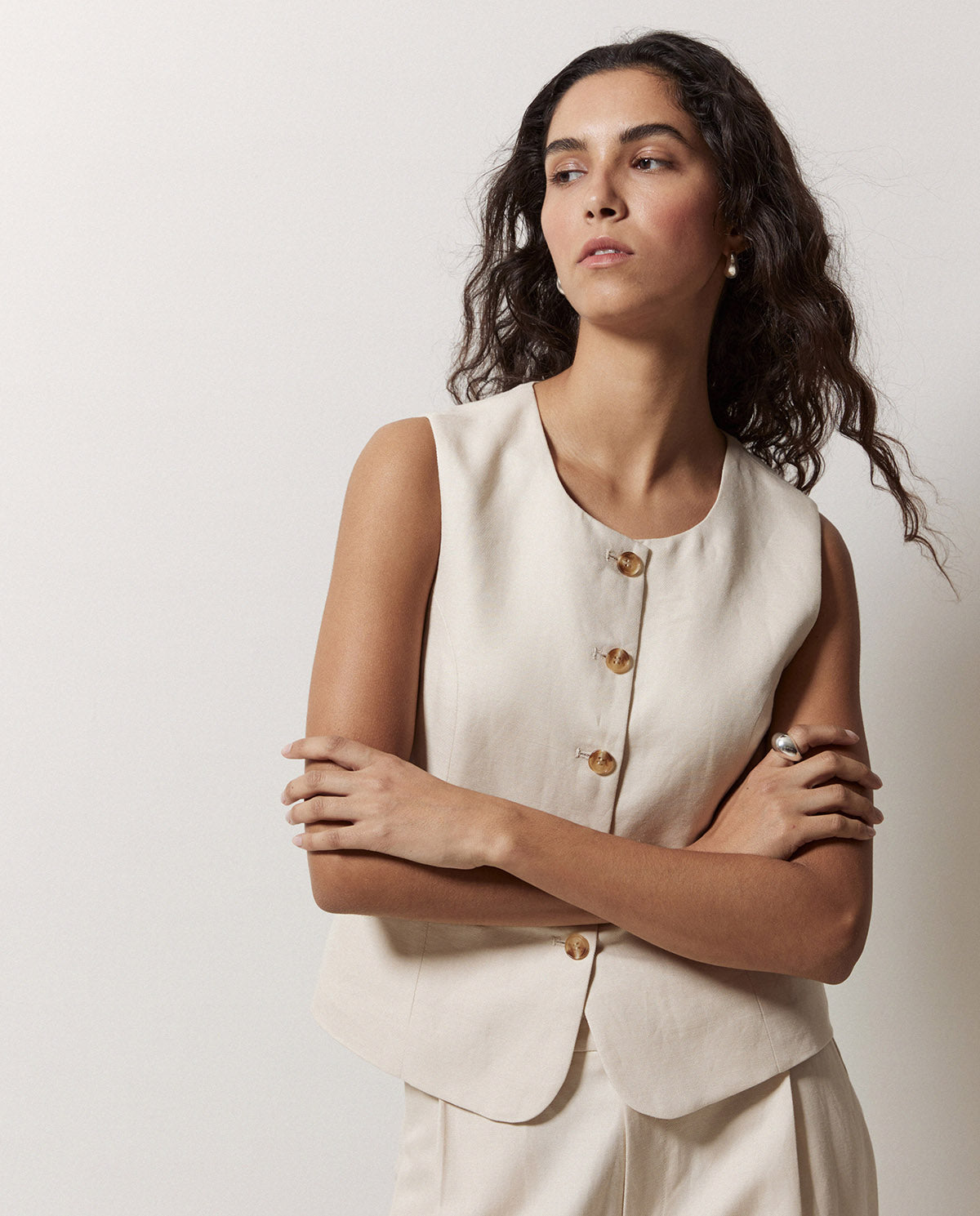 Yerse 5 Button Vest 42806Ys
