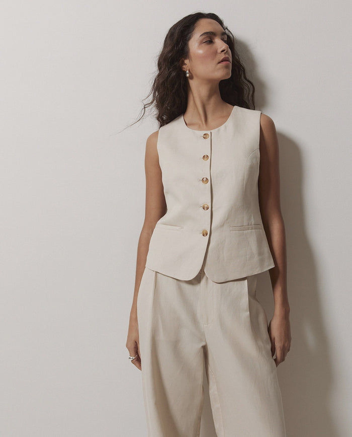 Yerse 5 Button Vest 42806Ys