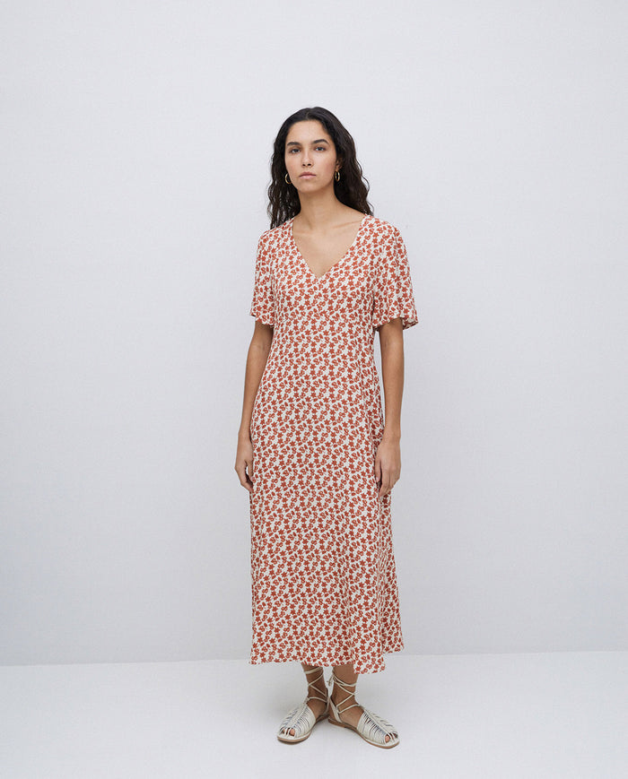 Yerse S/Sleeve Printed Dress 42825Ys