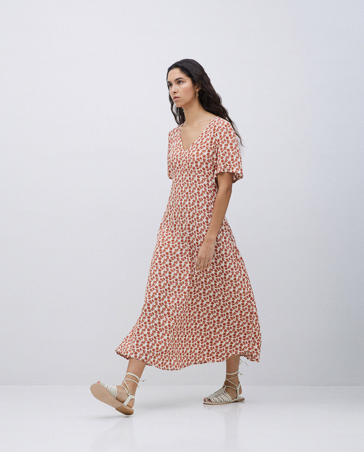 Yerse S/Sleeve Printed Dress 42825Ys