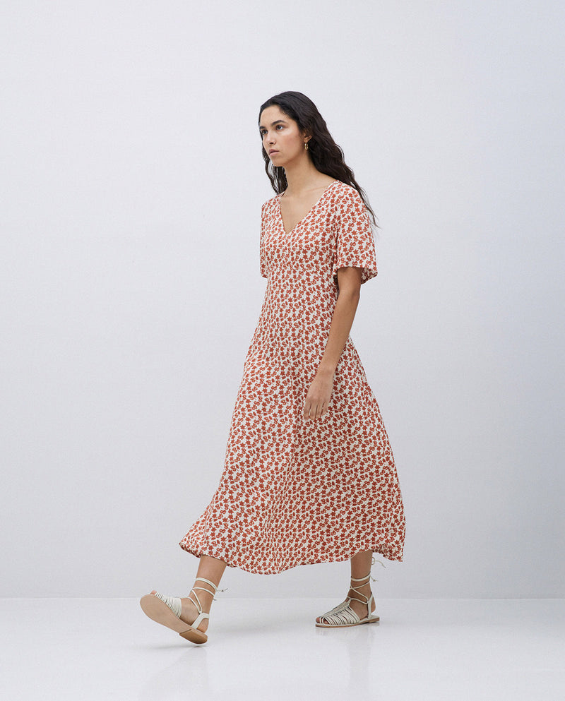 Yerse S/Sleeve Printed Dress 42825Ys
