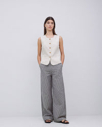 Yerse Pinstripe Relaxed Leg Pant 42846Ys