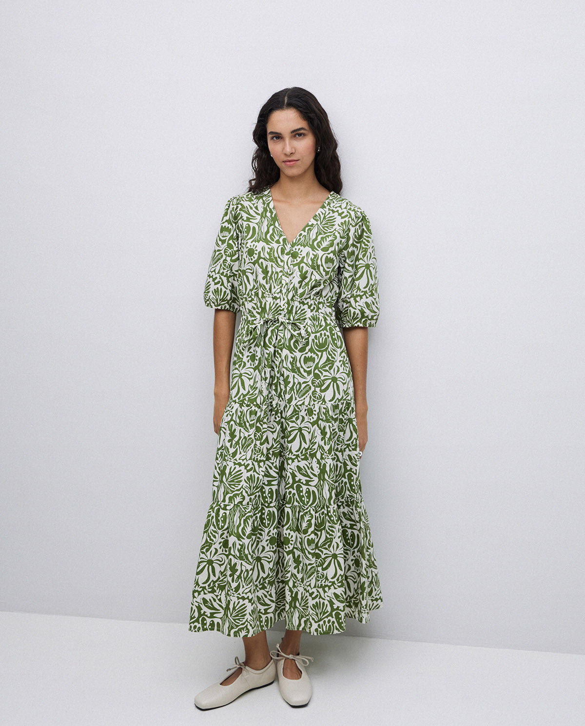 Yerse S/Sleeve Printed Dress 42894Ys