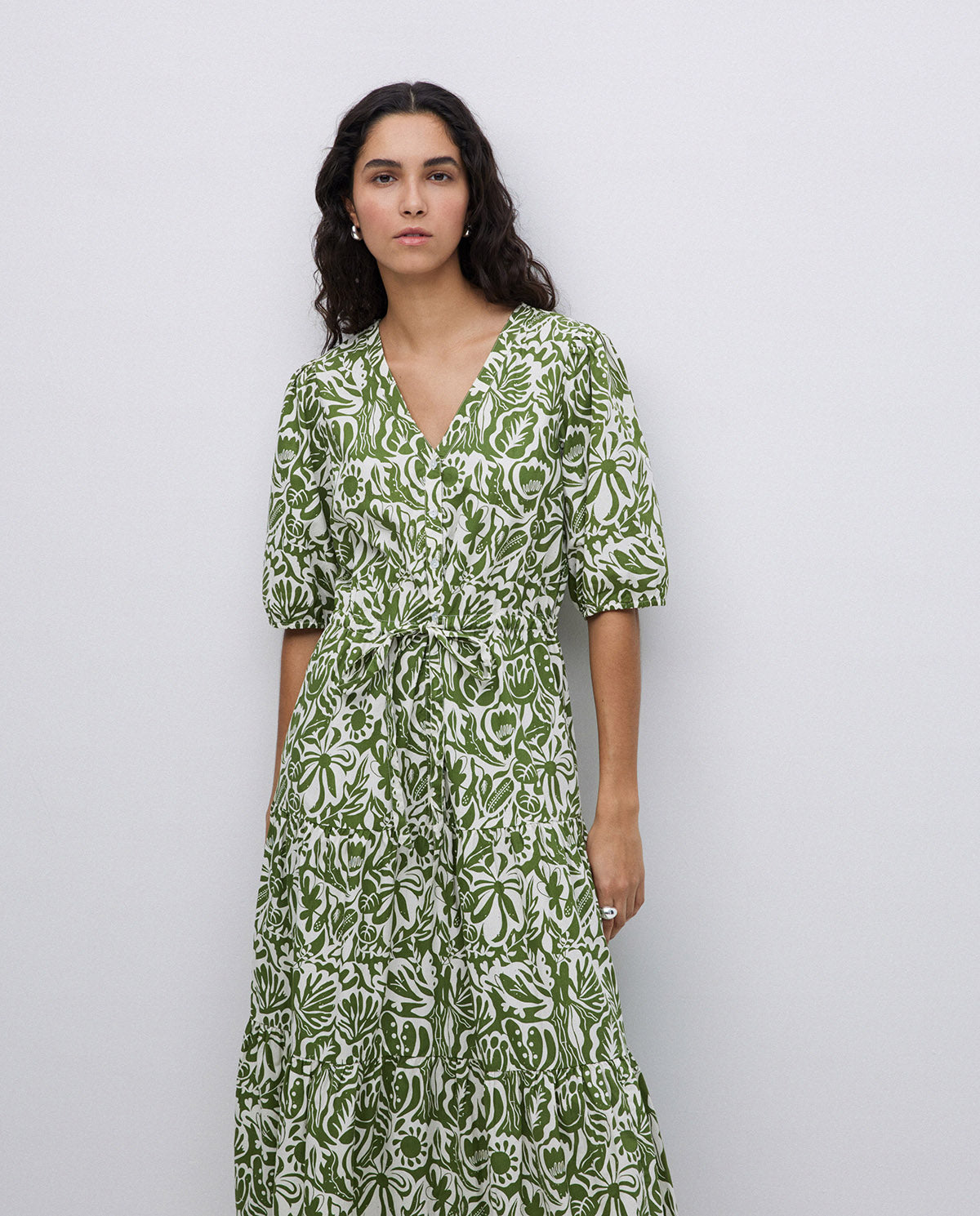 Yerse S/Sleeve Printed Dress 42894Ys