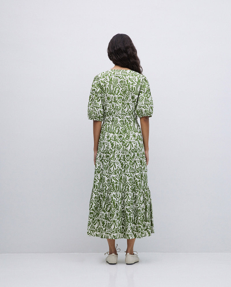 Yerse S/Sleeve Printed Dress 42894Ys