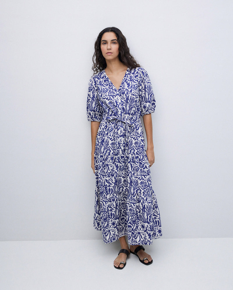 Yerse S/Sleeve Printed Dress 42894Ys