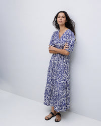 Yerse S/Sleeve Printed Dress 42894Ys