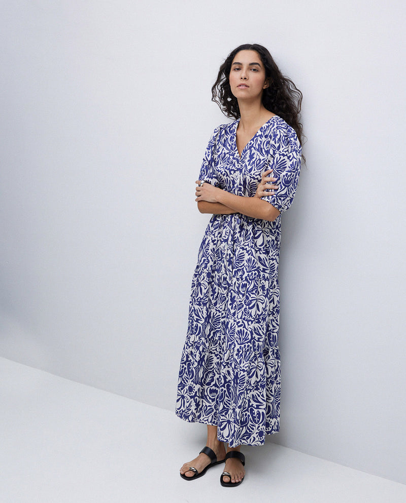 Yerse S/Sleeve Printed Dress 42894Ys