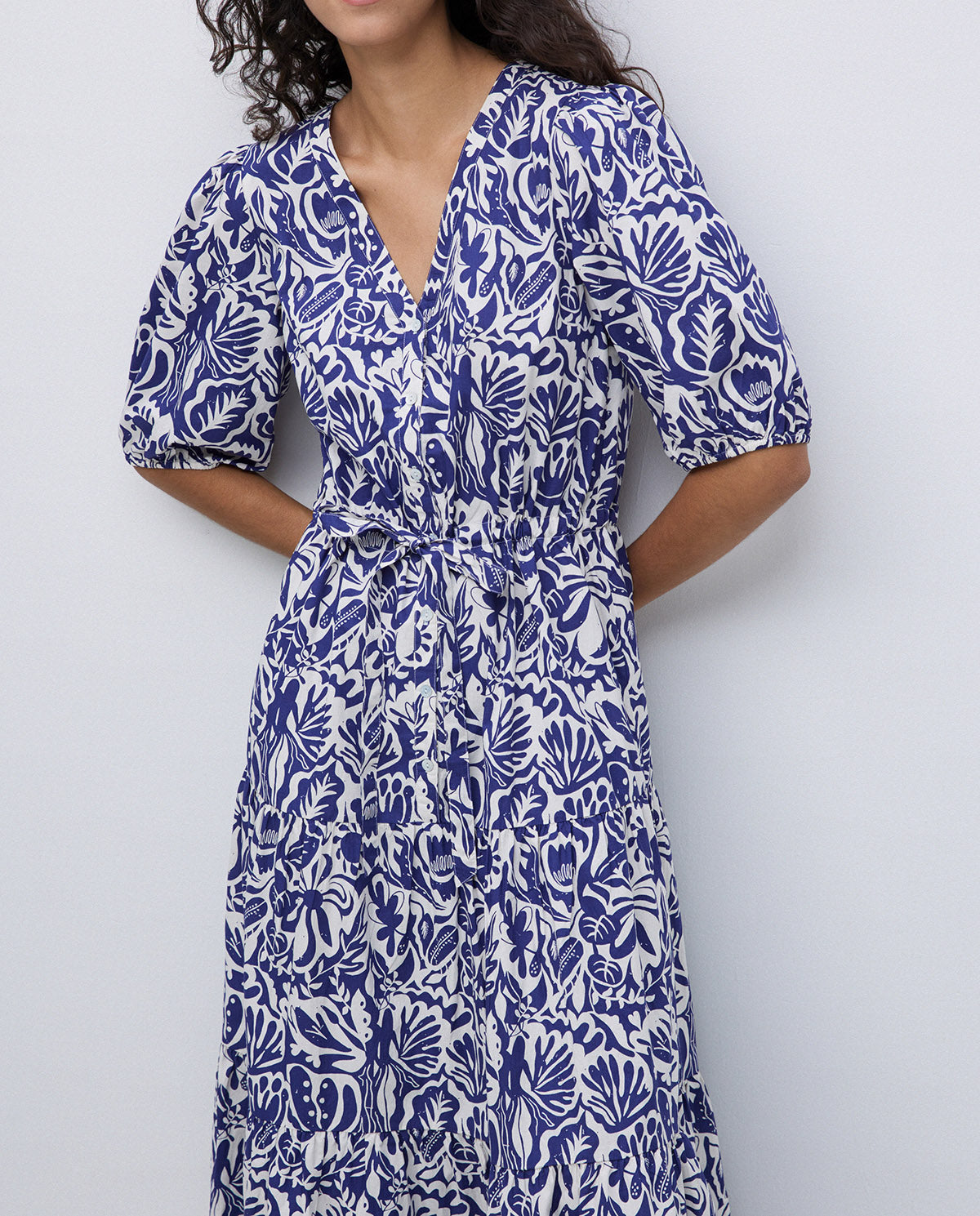 Yerse S/Sleeve Printed Dress 42894Ys