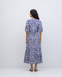 Yerse S/Sleeve Printed Dress 42894Ys