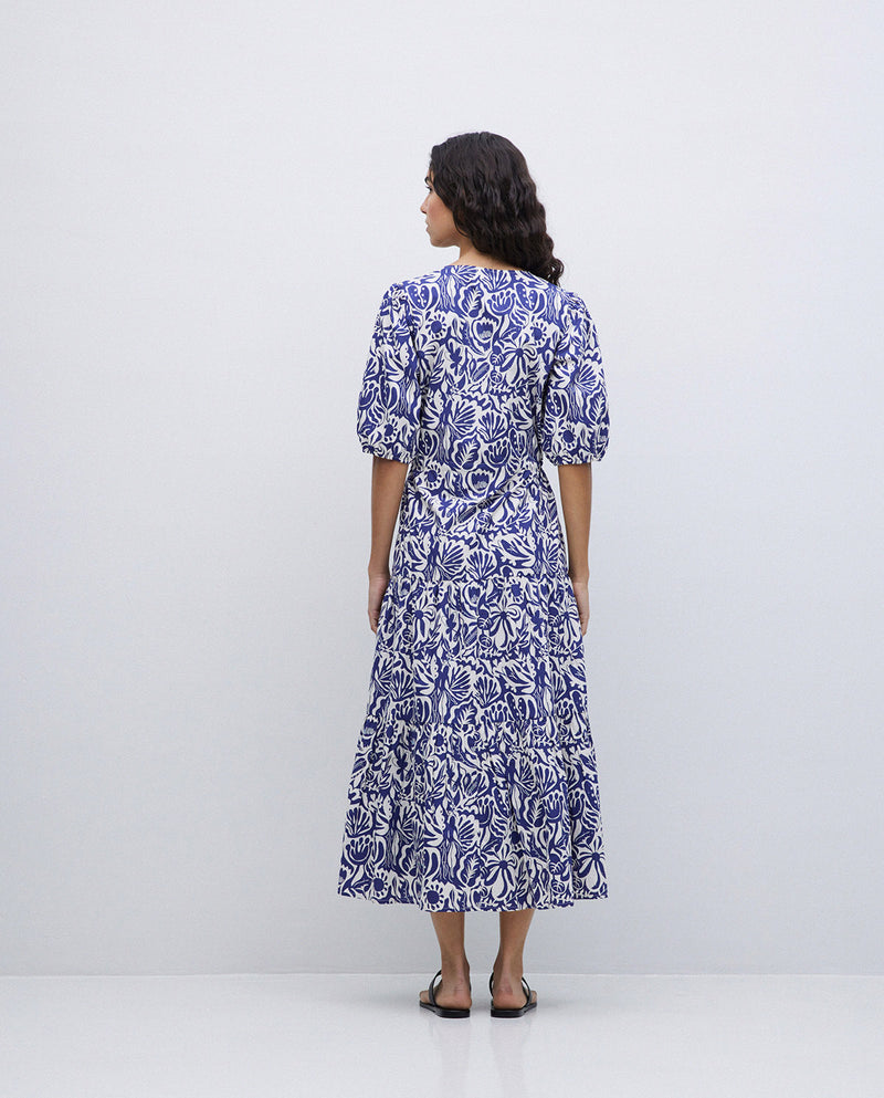 Yerse S/Sleeve Printed Dress 42894Ys