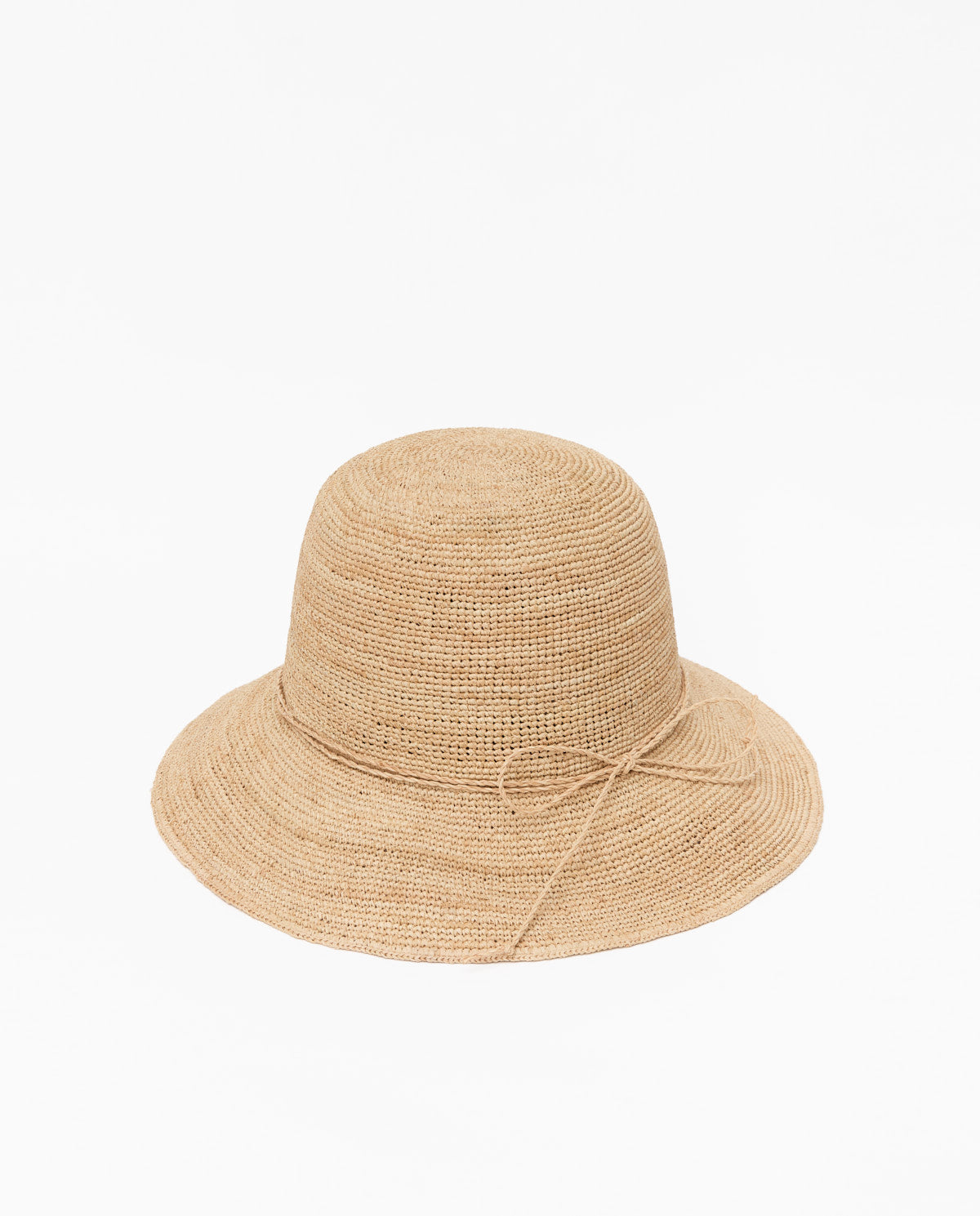 Yerse Handmade Rafia Hat in Camel 42951Ys