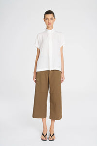 Mela Purdie Funnel Shell In White F67 8037 - Pre-Order March Delivery