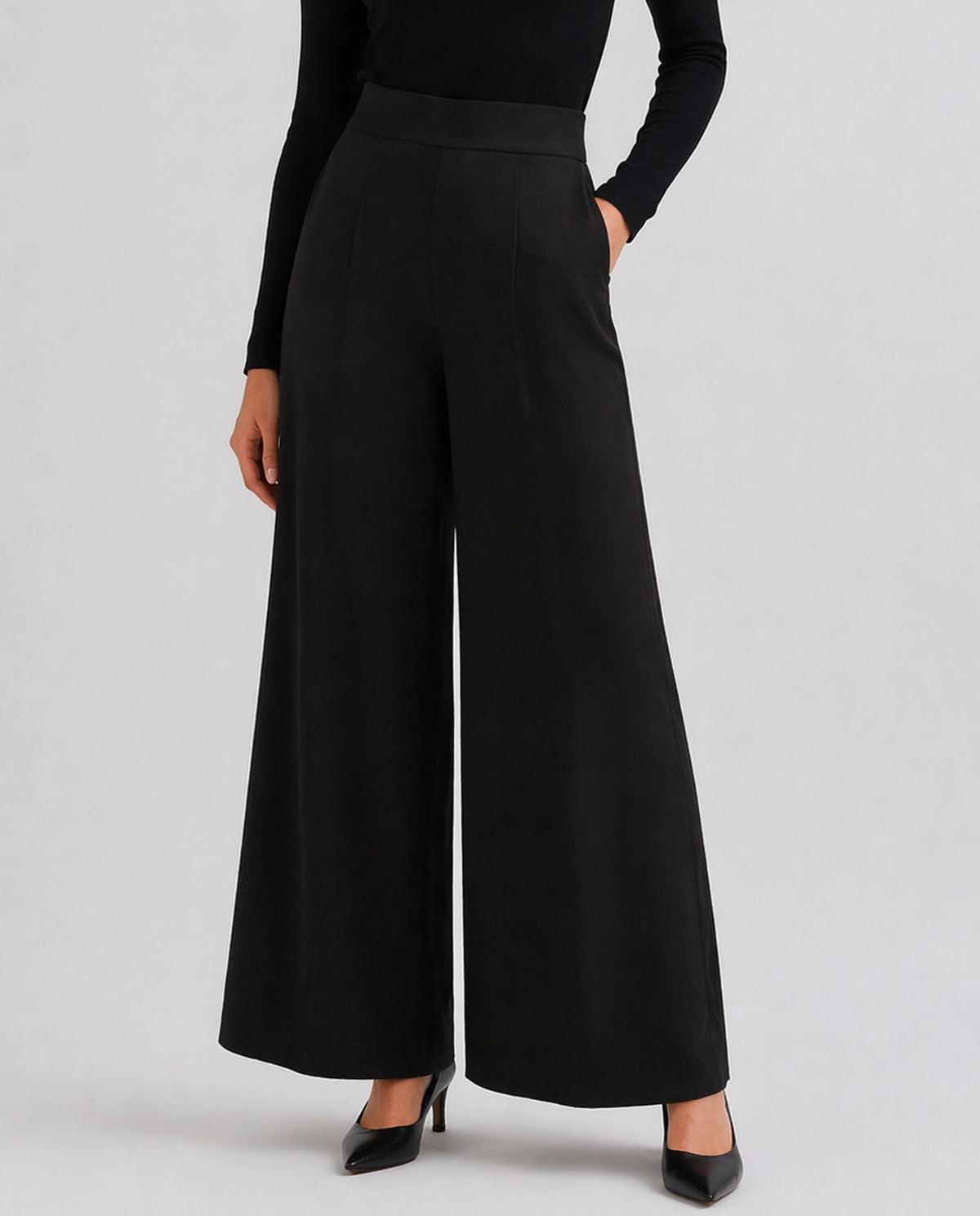 Yerse Pants Culotte in Black 43510