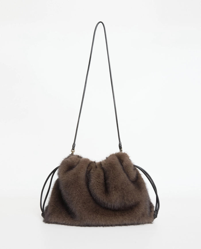 Yerse Bag Leather Adjustable in Chocolate 43974