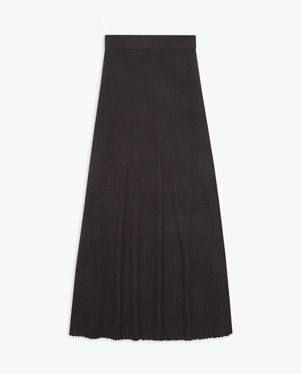 Yerse Skirts Midi Plisada in Black 43507