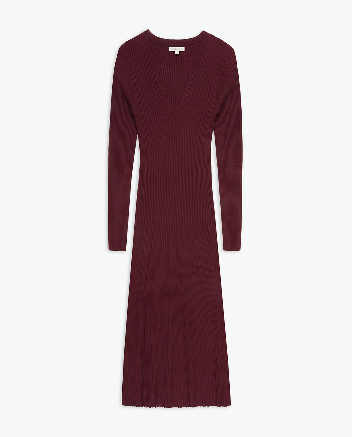 Yerse Dress Pleats in Granate 43520