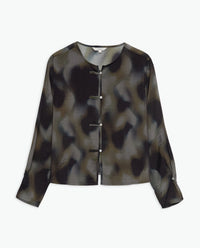 Yerse Shirt Round Neck in Kaki 43823
