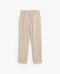 Yerse Straight Tencel Trousers in Stone 44816