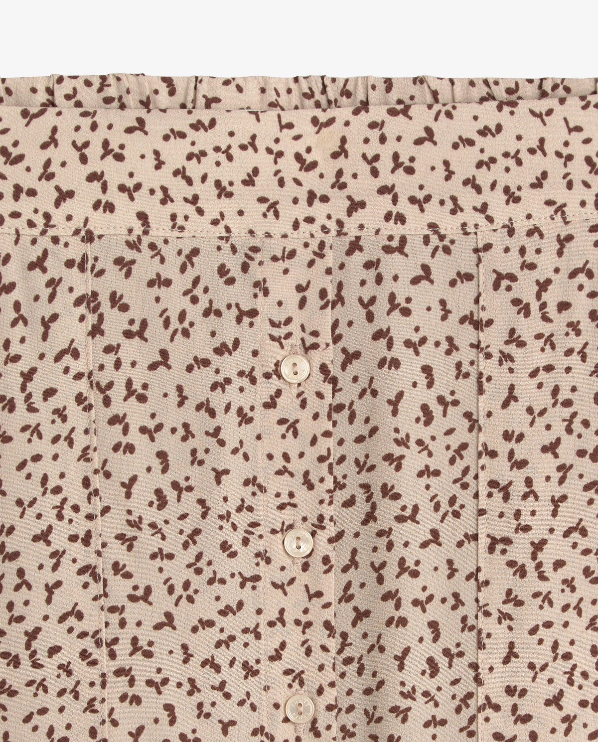 Yerse Short Crepe Skirt in Ntl Flowers 44827
